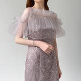 チュールボレロ付き2点セット パーティードレス 結婚式 | COCOMOMO | 詳細画像23 