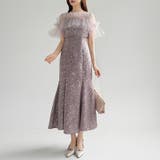 チュールボレロ付き2点セット パーティードレス 結婚式 | COCOMOMO | 詳細画像24 