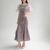チュールボレロ付き2点セット パーティードレス 結婚式 | COCOMOMO | 詳細画像26 