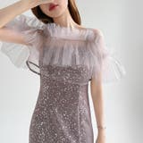チュールボレロ付き2点セット パーティードレス 結婚式 | COCOMOMO | 詳細画像33 