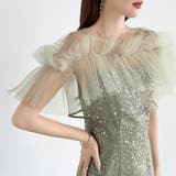 チュールボレロ付き2点セット パーティードレス 結婚式 | COCOMOMO | 詳細画像4 