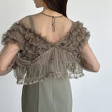 シアー×チュールの3点セットドレス パーティードレス 結婚式 | COCOMOMO | 詳細画像19