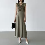 シアー×チュールの3点セットドレス パーティードレス 結婚式 | COCOMOMO | 詳細画像2