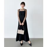 シアー×チュールの3点セットドレス パーティードレス 結婚式 | COCOMOMO | 詳細画像47 