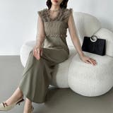 シアー×チュールの3点セットドレス パーティードレス 結婚式 | COCOMOMO | 詳細画像23