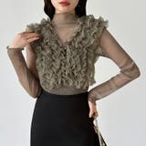 シアー×チュールの3点セットドレス パーティードレス 結婚式 | COCOMOMO | 詳細画像24