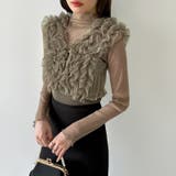 シアー×チュールの3点セットドレス パーティードレス 結婚式 | COCOMOMO | 詳細画像25