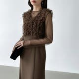 シアー×チュールの3点セットドレス パーティードレス 結婚式 | COCOMOMO | 詳細画像38