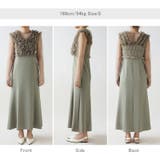 シアー×チュールの3点セットドレス パーティードレス 結婚式 | COCOMOMO | 詳細画像48