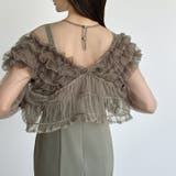 シアー×チュールの3点セットドレス パーティードレス 結婚式 | COCOMOMO | 詳細画像19 