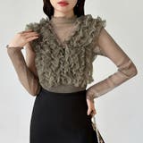 シアー×チュールの3点セットドレス パーティードレス 結婚式 | COCOMOMO | 詳細画像24 