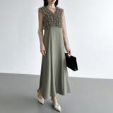 シアー×チュールの3点セットドレス パーティードレス 結婚式 | COCOMOMO | 詳細画像9