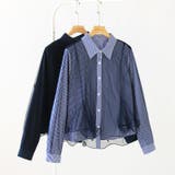 ふんわり揺れる存在感。チュールレイヤードシャツ シアーチュール シャツ | COCOMOMO | 詳細画像20