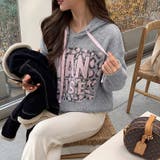 ロゴジャガードニットパーカー ロゴパーカー レオパード柄 | COCOMOMO | 詳細画像16