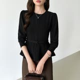 ベルト付きペプラムブラウス ブラウス ペプラムトップス | COCOMOMO | 詳細画像17 