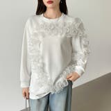 着るだけで華やぐチュールフリルトップス チュール フリル | COCOMOMO | 詳細画像10 