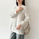 着るだけで華やぐチュールフリルトップス チュール フリル | COCOMOMO | 詳細画像11 