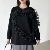 着るだけで華やぐチュールフリルトップス チュール フリル | COCOMOMO | 詳細画像4 