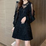 視線を集めるちょい甘×ちょい色気 パーティードレス ミニドレス | COCOMOMO | 詳細画像7 