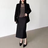 透け感を味方にする、レースシアートップス シアー ハイネック | COCOMOMO | 詳細画像16 