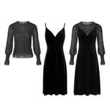 ラメシアーセットアップベロアドレス パーティードレス ベロアワンピース | COCOMOMO | 詳細画像16 