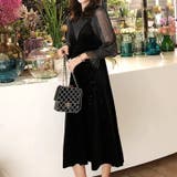 ラメシアーセットアップベロアドレス パーティードレス ベロアワンピース | COCOMOMO | 詳細画像9 