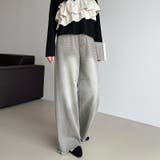 シルエットで魅せるカーブバレルデニム デニムパンツ カーブパンツ | COCOMOMO | 詳細画像28 