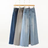 シルエットで魅せるカーブバレルデニム デニムパンツ カーブパンツ | COCOMOMO | 詳細画像31 