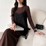 レースで更新、今どきレイヤード。 レースキャミソール レーストップス | COCOMOMO | 詳細画像35 