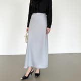 艶と落ち感でオンオフ映える。サテンマーメイドスカート サテンスカート マーメイド… | COCOMOMO | 詳細画像13 