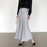 艶と落ち感でオンオフ映える。サテンマーメイドスカート サテンスカート マーメイド… | COCOMOMO | 詳細画像18 