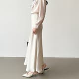 艶と落ち感でオンオフ映える。サテンマーメイドスカート サテンスカート マーメイド… | COCOMOMO | 詳細画像24 