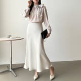 艶と落ち感でオンオフ映える。サテンマーメイドスカート サテンスカート マーメイド… | COCOMOMO | 詳細画像27 