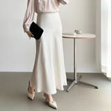 艶と落ち感でオンオフ映える。サテンマーメイドスカート サテンスカート マーメイド… | COCOMOMO | 詳細画像28 