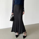 艶と落ち感でオンオフ映える。サテンマーメイドスカート サテンスカート マーメイド… | COCOMOMO | 詳細画像30 