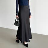 艶と落ち感でオンオフ映える。サテンマーメイドスカート サテンスカート マーメイド… | COCOMOMO | 詳細画像36 