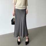 艶と落ち感でオンオフ映える。サテンマーメイドスカート サテンスカート マーメイド… | COCOMOMO | 詳細画像38 