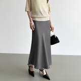 艶と落ち感でオンオフ映える。サテンマーメイドスカート サテンスカート マーメイド… | COCOMOMO | 詳細画像39 