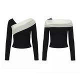 気分で変える2wayデザイン。チュールドレープトップス ワンショルトップス アシ… | COCOMOMO | 詳細画像28 