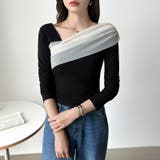 気分で変える2wayデザイン。チュールドレープトップス ワンショルトップス アシ… | COCOMOMO | 詳細画像9 