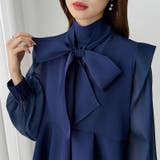華やぎシフォン袖の美脚パンツスーツ セットアップ セレモニー | COCOMOMO | 詳細画像24 