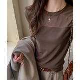 透けすぎない大人シアー。胸元切替シアートップス シアー トップス | COCOMOMO | 詳細画像9 