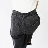 体型カバーして、旬のシルエット。 デニムカーブパンツ ストレッチデニム | COCOMOMO | 詳細画像59