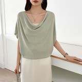 大人が選ぶ涼感ドルマン。 ドレープトップス サマーニット | COCOMOMO | 詳細画像19