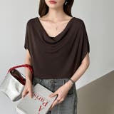 大人が選ぶ涼感ドルマン。 ドレープトップス サマーニット | COCOMOMO | 詳細画像24