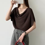 大人が選ぶ涼感ドルマン。 ドレープトップス サマーニット | COCOMOMO | 詳細画像25