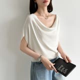 大人が選ぶ涼感ドルマン。 ドレープトップス サマーニット | COCOMOMO | 詳細画像32