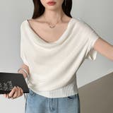 大人が選ぶ涼感ドルマン。 ドレープトップス サマーニット | COCOMOMO | 詳細画像33