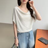 大人が選ぶ涼感ドルマン。 ドレープトップス サマーニット | COCOMOMO | 詳細画像37