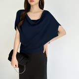 大人が選ぶ涼感ドルマン。 ドレープトップス サマーニット | COCOMOMO | 詳細画像40